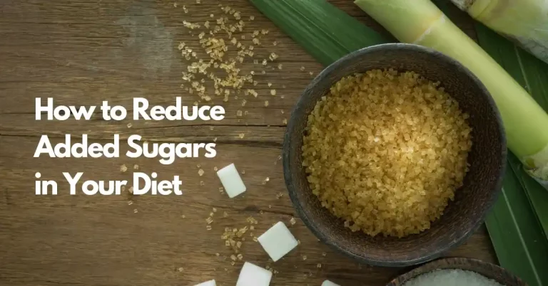 Reduce Added Sugars